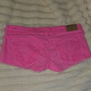 Hollister Pink Women's Denim Jean Shorts
